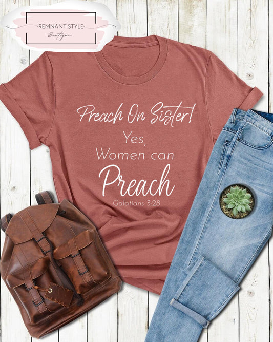 Women Can Preach Tshirt